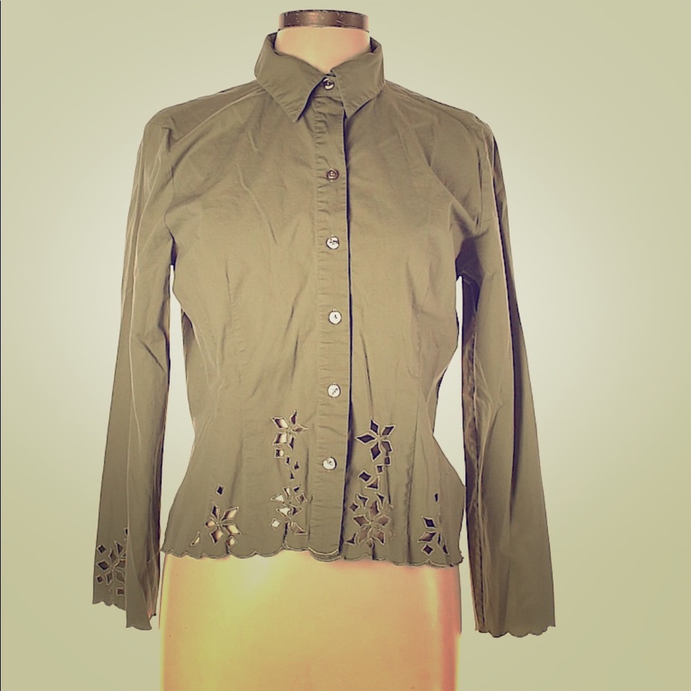 Richard Malcolm long sleeve button down top
